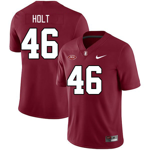 Men #46 Chico Holt Stanford Cardinal 2024 ACC Conference College Football Jerseys Stitched-Cardinal